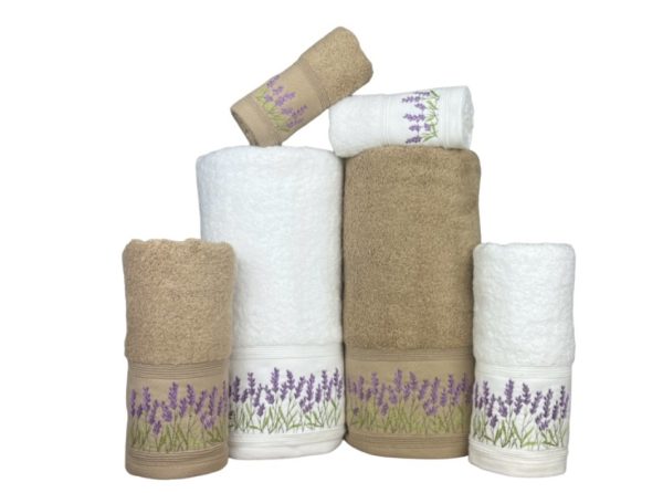 Conjunto de Banho Lavanda Camel