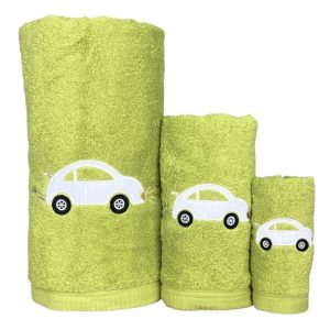 Jogo de Banho Carro Verde