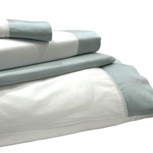 Jogo de Cama Laura Verde Água