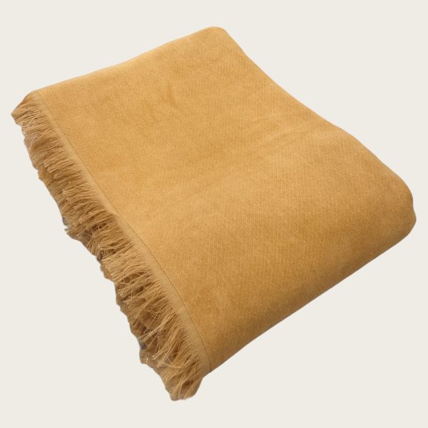 Manta Chenille Lisa Dorada Manta Chenille Lisa Dourada