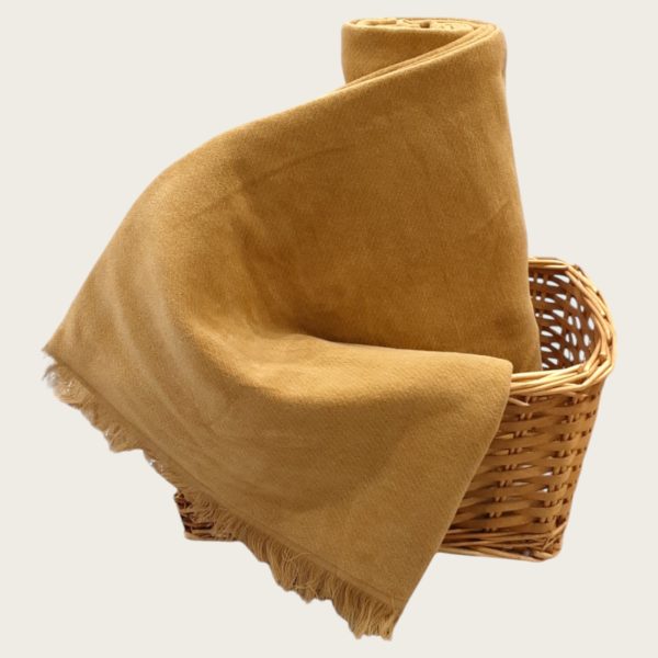 Manta Chenille Lisa Dorada Manta Chenille Lisa Dourada