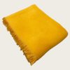 Manta Chenille Lisa Amarilla Manta Chenille Lisa Amarela