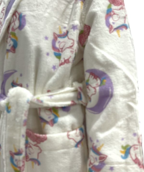 Robe Rizo Unicornio Robe Felpo Unicórnio
