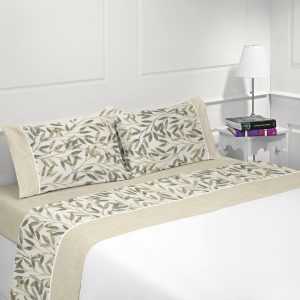Jogo de Cama Flanela Indico Verde