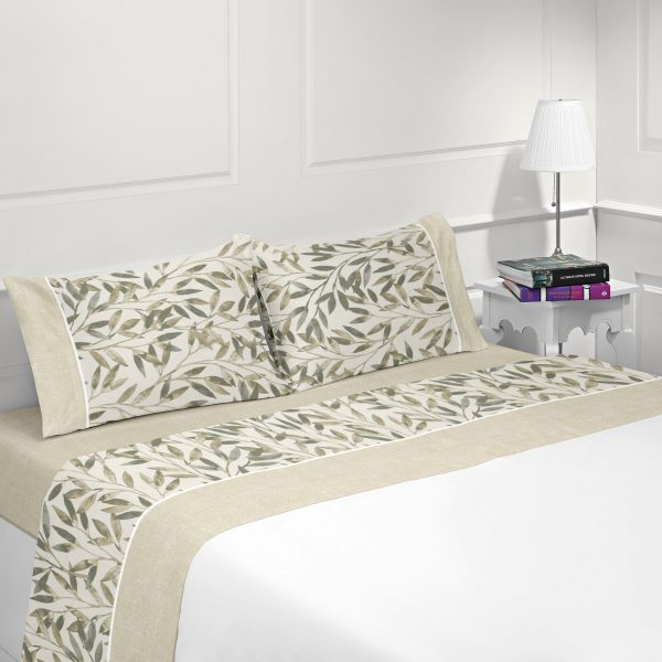 Jogo de Cama Flanela Indico Verde