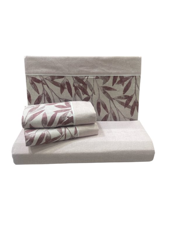 Jogo de Cama Flanela Indico Rosa
