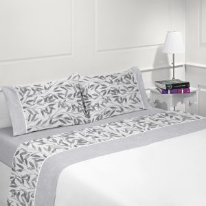 Jogo de Cama Flanela Indico Cinza Jogo de Cama Flanela Indico Cinza