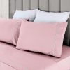 Jogo de Cama Flanela Liso Rosa