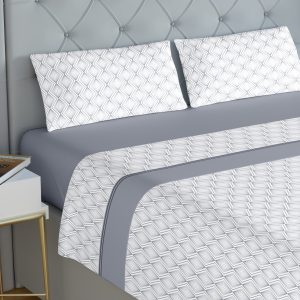 Jogo de Cama Coralina Plutão Cinza