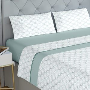 Jogo de Cama Coralina Plutão Verde