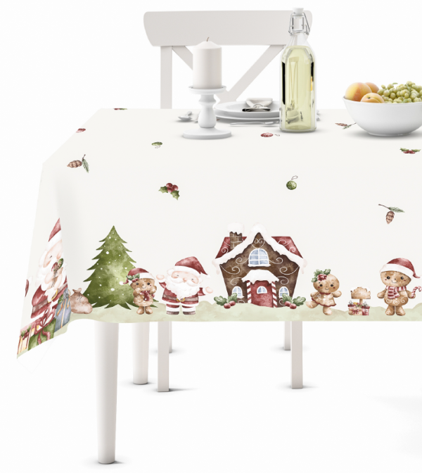 Mantel de Navidad D15 Toalha de Mesa de Natal D15