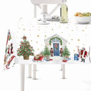 Toalha de Mesa de Natal D18 Toalha de Mesa de Natal D18