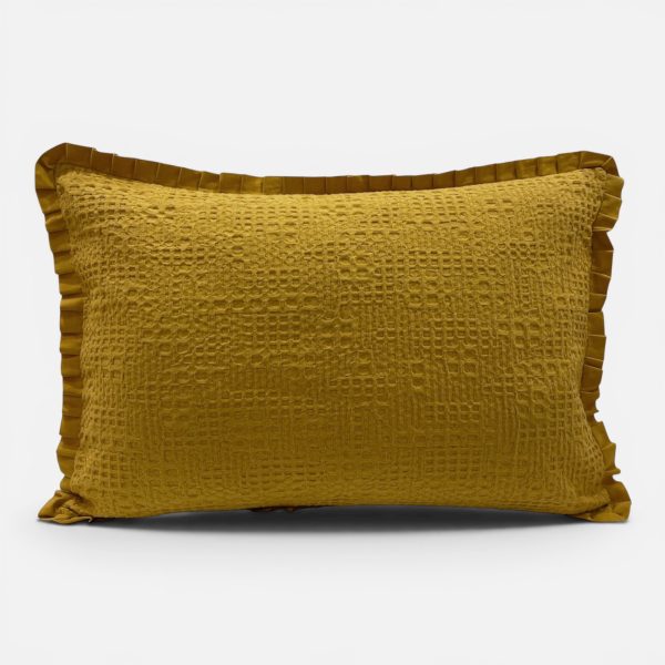 Edredão Tana Waffle Amarelo