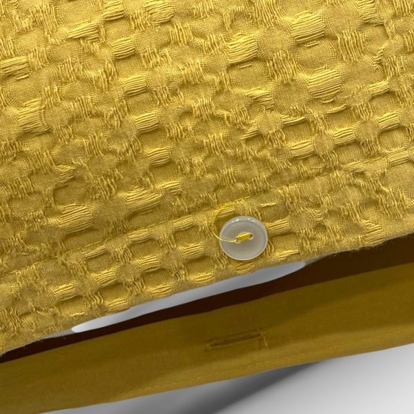 Capa de Edredão Tana - Waffle Amarelo Capa de Edredão Tana - Waffle Amarelo
