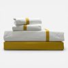 Jogo de Cama Percal 300 Fios - Enzo Amarelo Jogo de Cama Percal 300 Fios - Enzo Amarelo